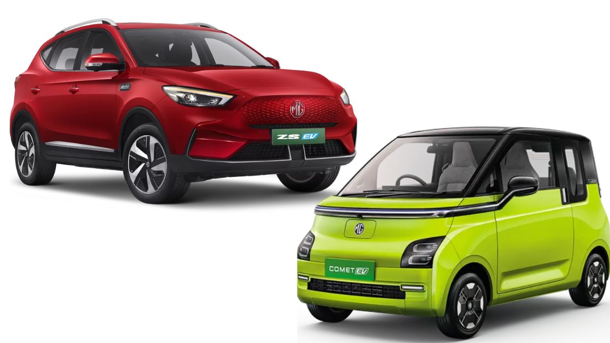 MG ZS EV and Comet